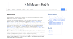 Desktop Screenshot of masumhabib.com
